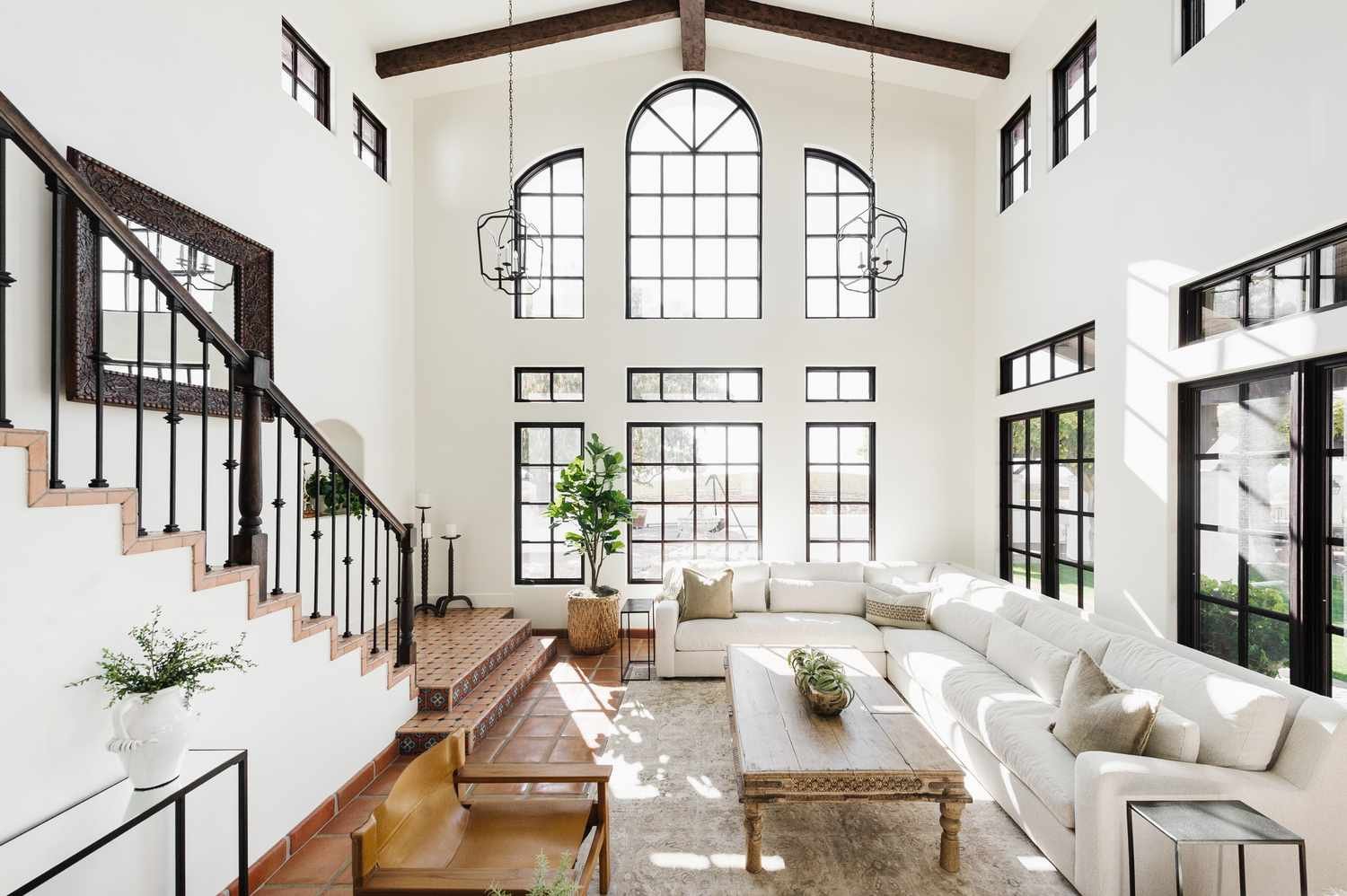 A freshly cleaned living room